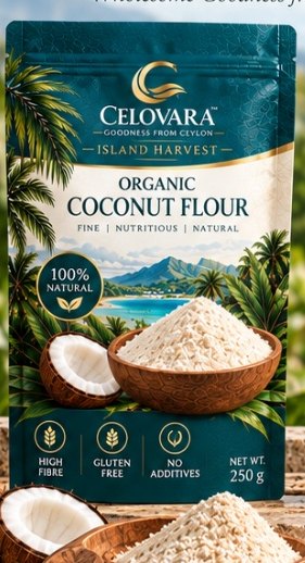Organic coconut flour pouch