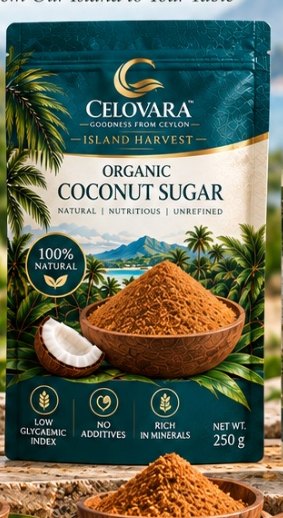 Organic coconut sugar pouch