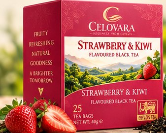 Strawberry and Kiwi tea box
